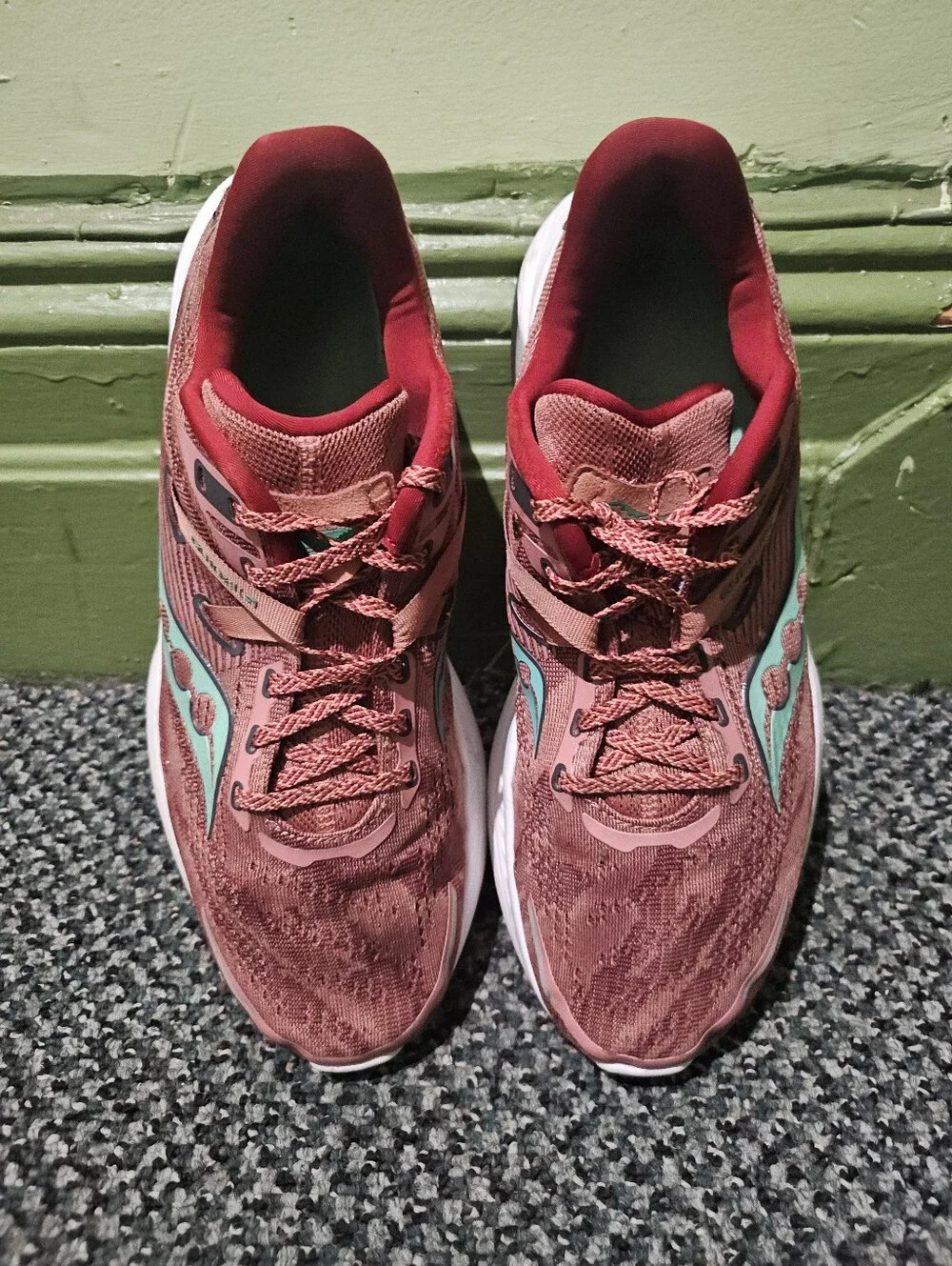 Saucony Women's Running Shoes - Rose Pink with Aqua Accents